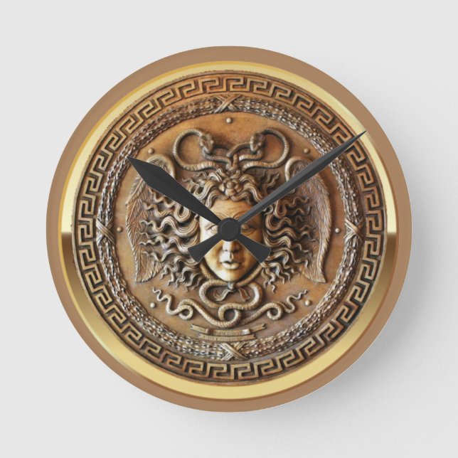 Medusa  round clock (Front)