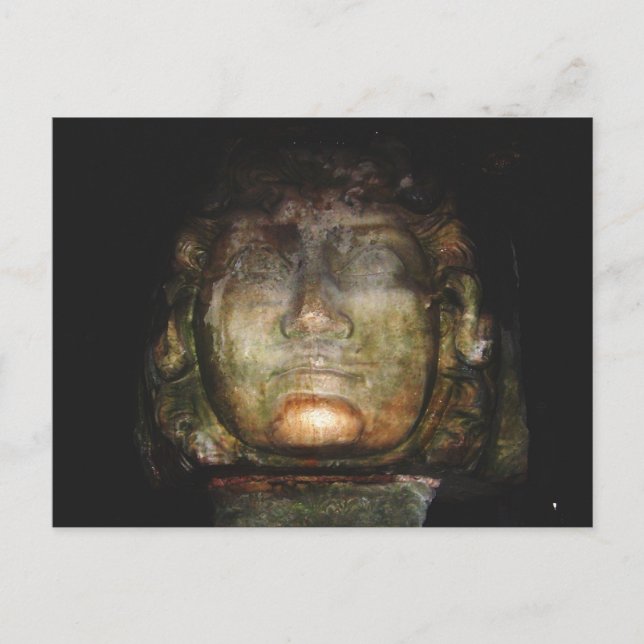 Medusa Sculpture Postcard (Front)
