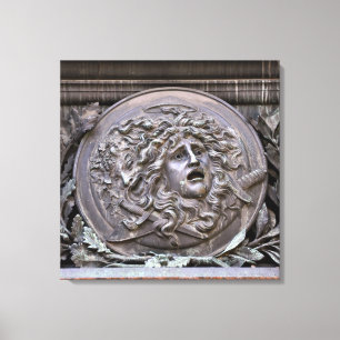 Medusa Shield of Athena Canvas Print