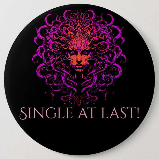 Medusa, single at last guest of honour pin (Front)