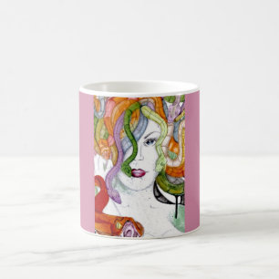 Medusa snake hair Greek mythology mug