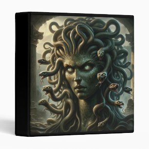 Medusa Stare of Death Head of Snakes Binder