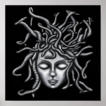 Medusa Statue, Greek Sculpture, Mythology