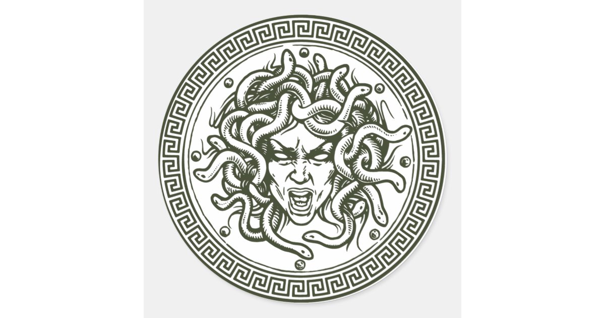Medusa Sticker Zazzle
