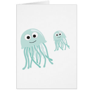 méduse maman et bébé