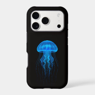Méduse néon bleu Black 4 Luxe iPhone 17 Pro