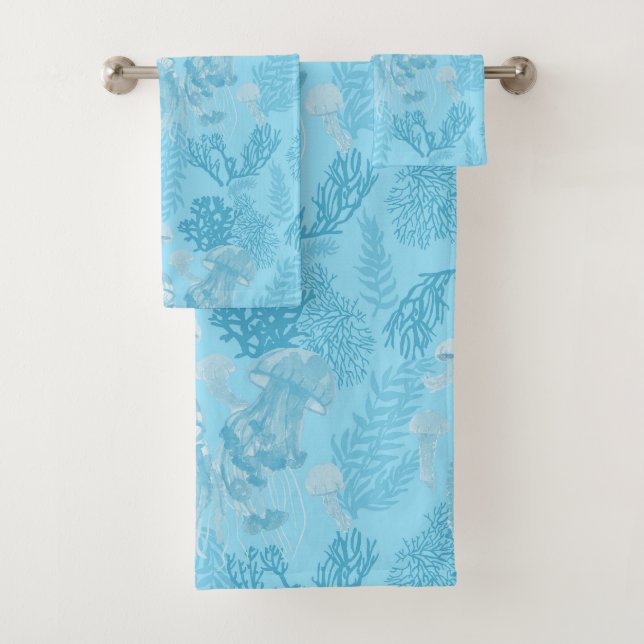 Méduse Pastel Bleu (En situation)