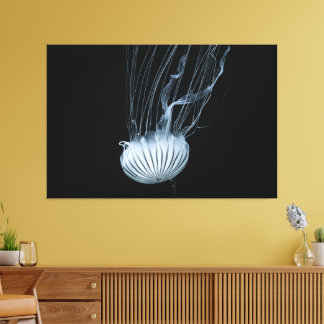 Méduse sur toile enroulée 60" x 40"
