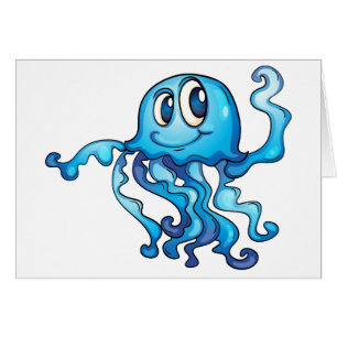 Méduses sur le blanc