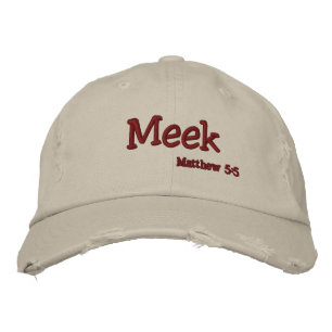 MEEK Bible Quotes Customize it Embroidered Hat