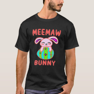 Meemaw Bunny Matching Family Easter T-Shirt