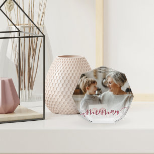 Meemaw   Grandma Script Overlay Photo Block