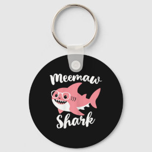 Meemaw Shark Mother's Day Grandma Funny Mee-maw  Keychain
