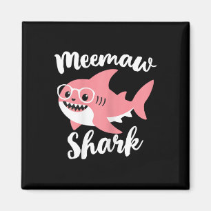 Meemaw Shark Mother's Day Grandma Funny Mee-maw Magnet