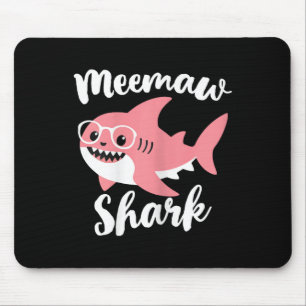 Meemaw Shark Mother's Day Grandma Funny Mee-maw Mouse Pad