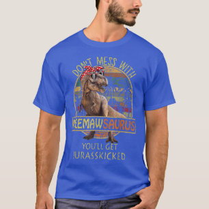Meemawsaurus T Re Meemaw Saurus Dinosaur Mom Gift T-Shirt