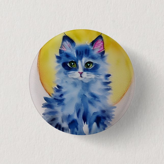 Meeow! 3 Cm Round Badge 1 Inch Round Button (Front)