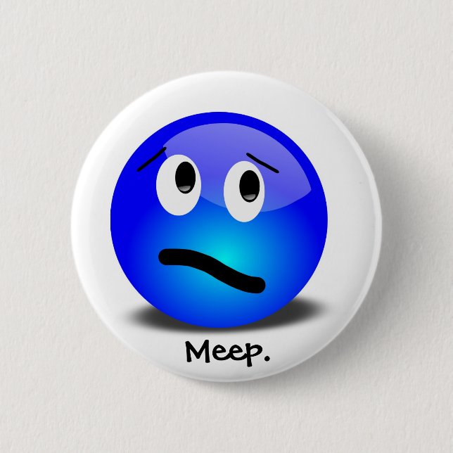 Meep 2 Inch Round Button (Front)