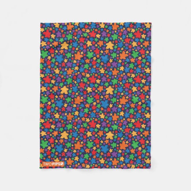 Meeple Pattern Blanket (Front)