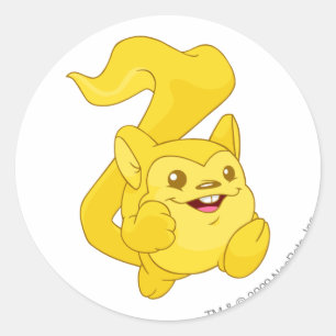 Meerca Gold Classic Round Sticker