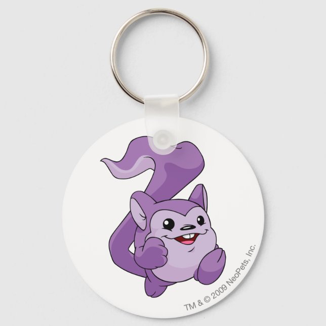 Meerca Purple Keychain (Front)