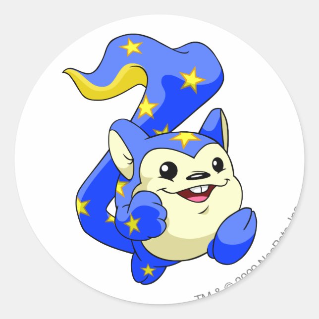 Meerca Starry Classic Round Sticker (Front)