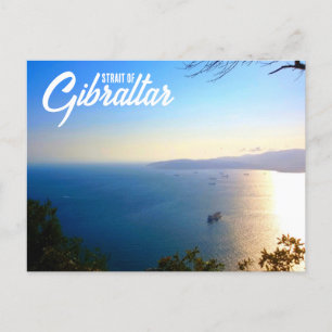 Meeresenge von Gibraltar Postcard