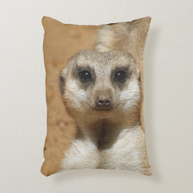 Meerkat 016 accent pillow (Front(Vertical))