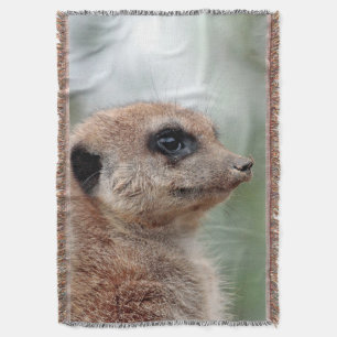 Meerkat 180 throw blanket