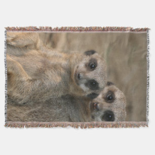 Meerkat_20170901_by_JAMFoto Throw Blanket