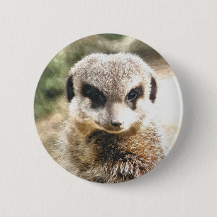 MEERKAT 2 INCH ROUND BUTTON