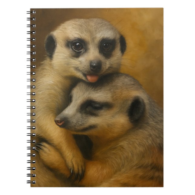 Meerkat Affection Notebook (Front)