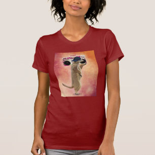 Meerkat and Boom Box T-Shirt