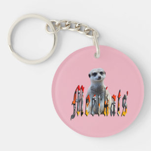 Meerkat And Meerkats Logo, Keychain