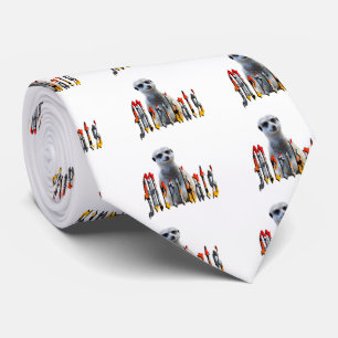 Meerkat And Meerkats Picture Logo, Tie