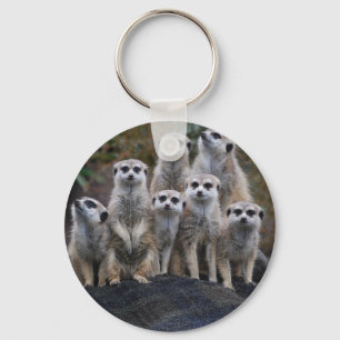 Meerkat Animal Safari Africa Cute Suricate Keychain