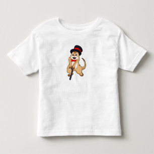 Meerkat as Pensioner with Walking stick Toddler T-shirt