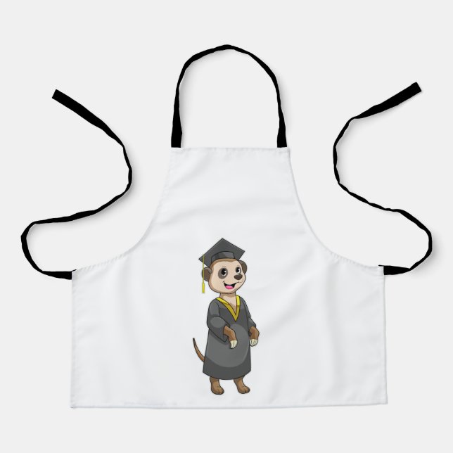 Meerkat as Student with Diploma Apron (Front)