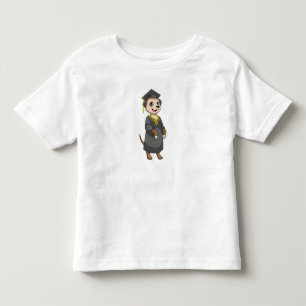 Meerkat as Student with Diploma Toddler T-shirt