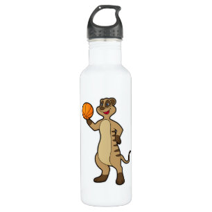 Meerkat at Basketball Sports 710 Ml Water Bottle