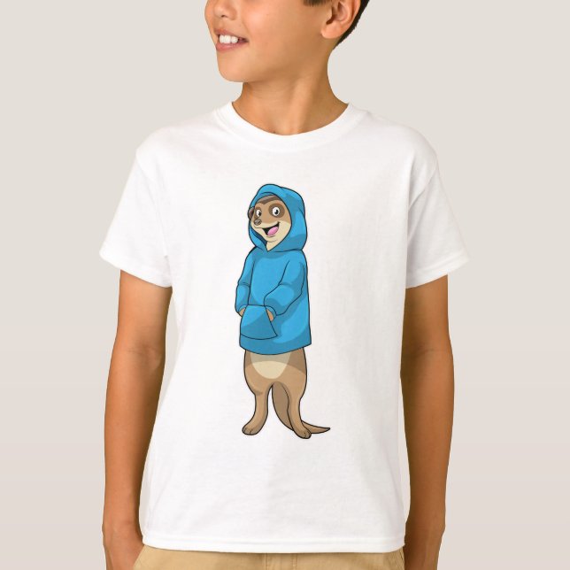 Meerkat avec Sweat - shirt à capuche (Devant)