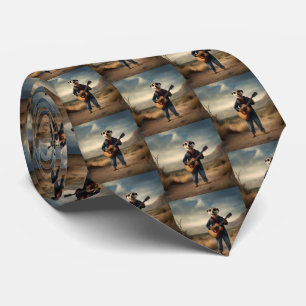 Meerkat Country And Western Artist, Tie