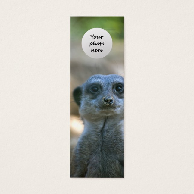 Meerkat Custom Bookmark (Front)