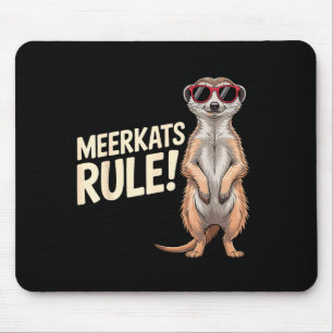 Meerkat Design For Men Women Kids Zoo Keeper Safar Mouse Pad