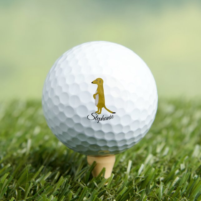 Meerkat Design Golf Balls (Insitu Tee)
