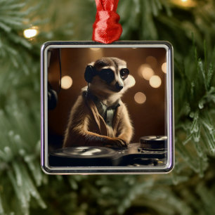 Meerkat DJ, Metal Ornament