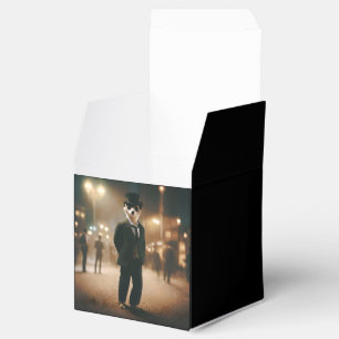 Meerkat Dressed For Black Tie Event,  Favor Box