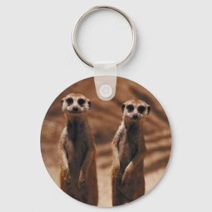 Meerkat Duo Keychain
