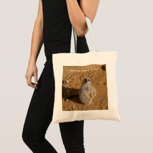 Meerkat Enclosure Funny Drusillas Park Tote Bag