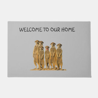 Meerkat Family Doormat